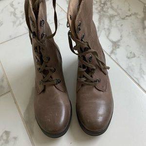 Bogs Tan Waterproof Combat Boots 6.5M